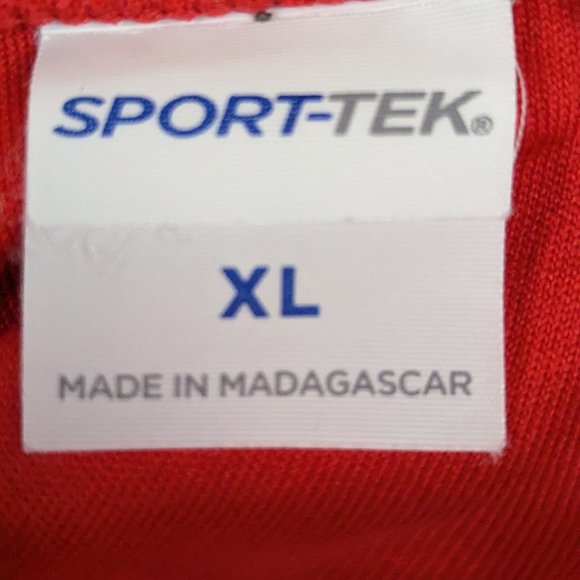 Men's XL Sport-Tek Plain Red 100 Polyester Short-Sleeved Competitor T-Shirt - Picture 6 of 7